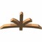 Ekena Millwork Davenport Timber Gable Bracket, Western Red Cedar, 48"W x 24"H x 3 1/2"D x 3 1/2"F, 12/12 Pitch GBW048X24X0404DAV00SWR - alternate 2